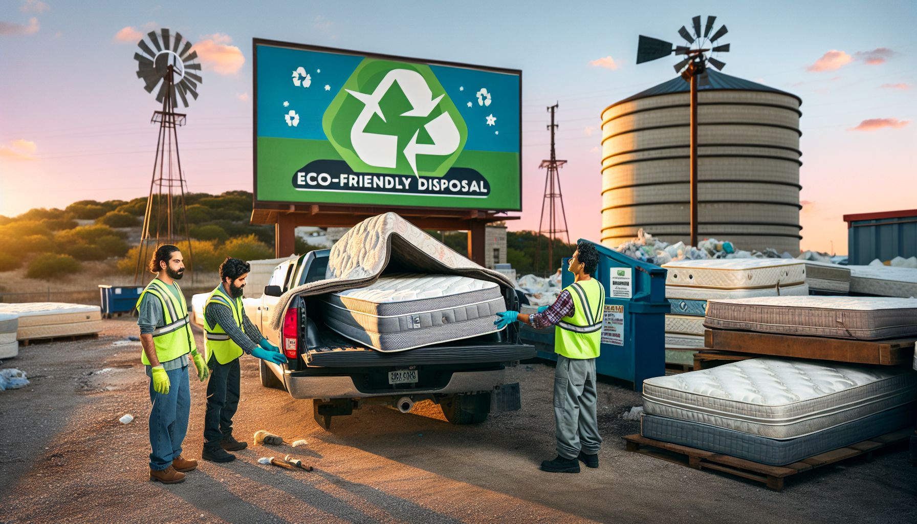 Recycling center in Round Rock accepting mattresses for eco-friendly disposal