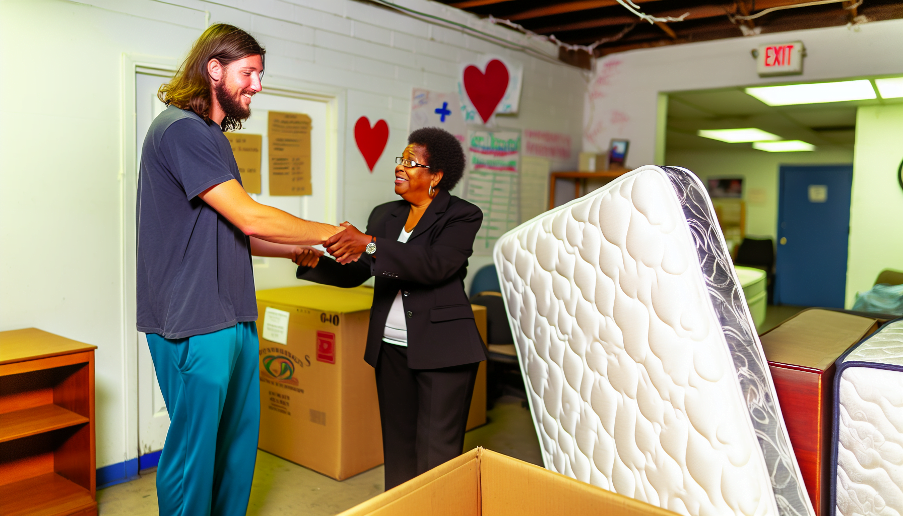 Donating a mattress in Leander to support local charities