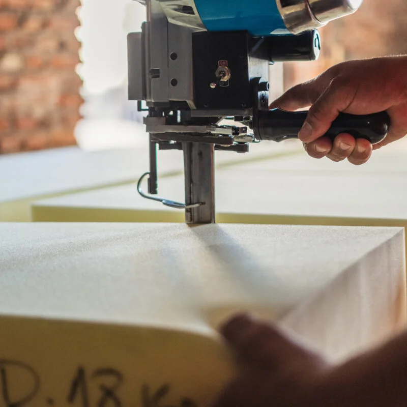 Can you cut up a memory foam mattress for disposal?