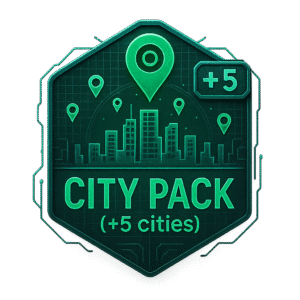 City Pack (+5 cities)