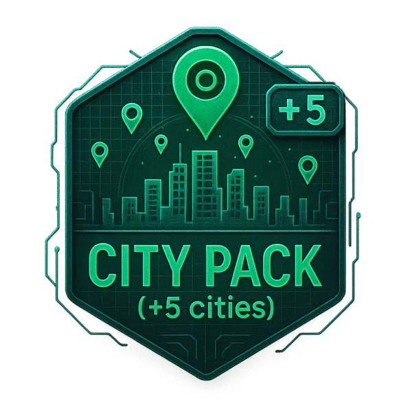 City Pack (+5 cities)