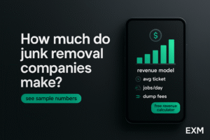 How much do junk removal companies make?