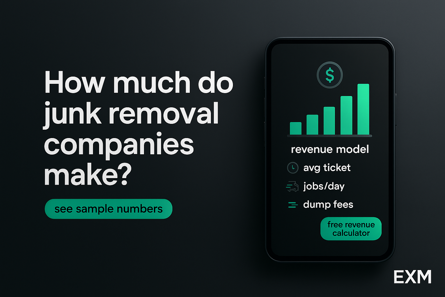 How much do junk removal companies make?