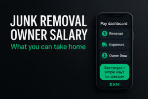 junk removal business owner salary: what you can take home