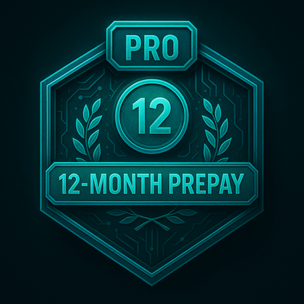Pro – 12-month Prepay