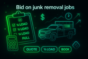 Bid on junk removal jobs: fast, fair, and profitable