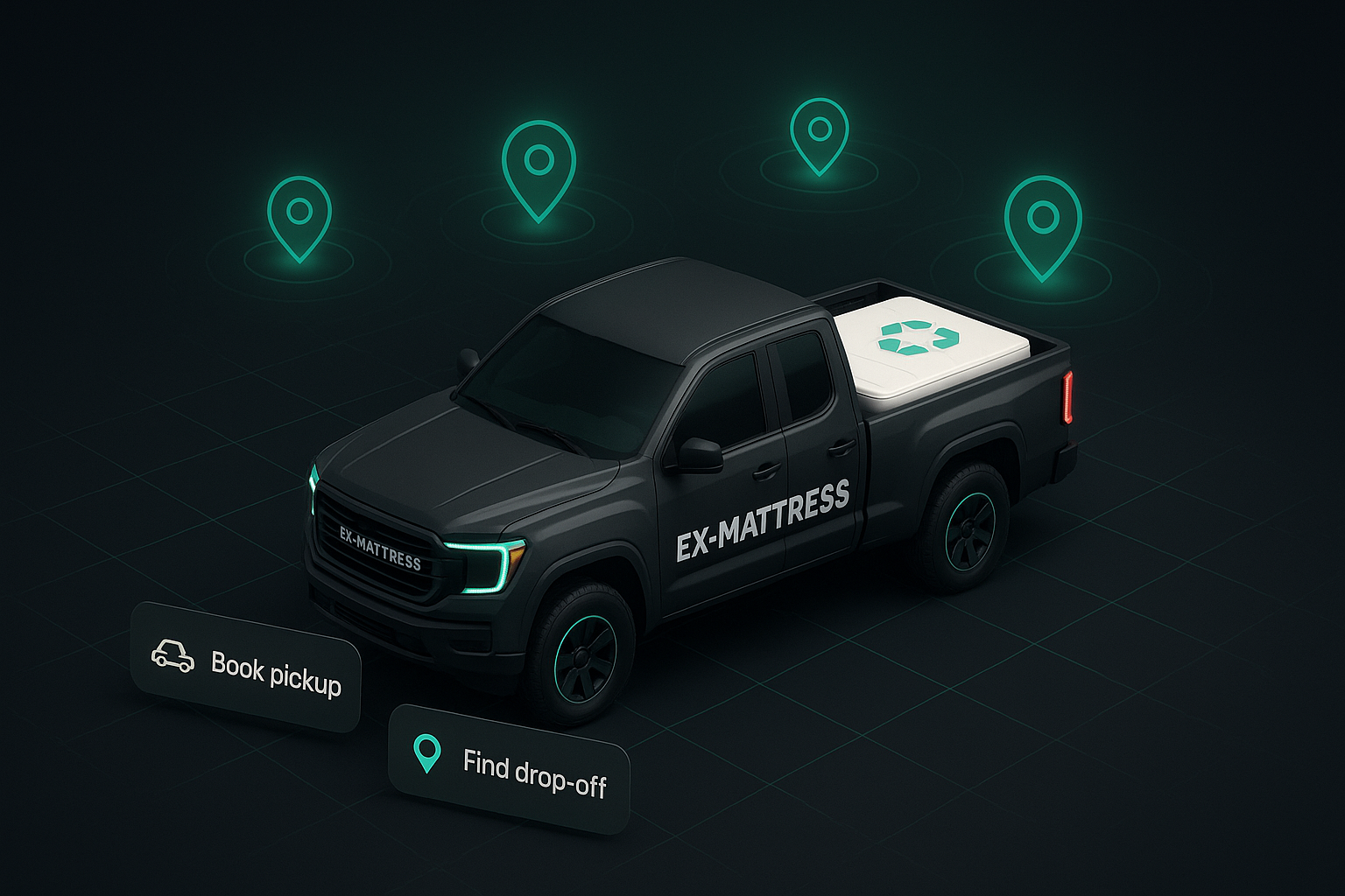 Visual roadmap: compare mattress pickup and drop-off in Cedar Park