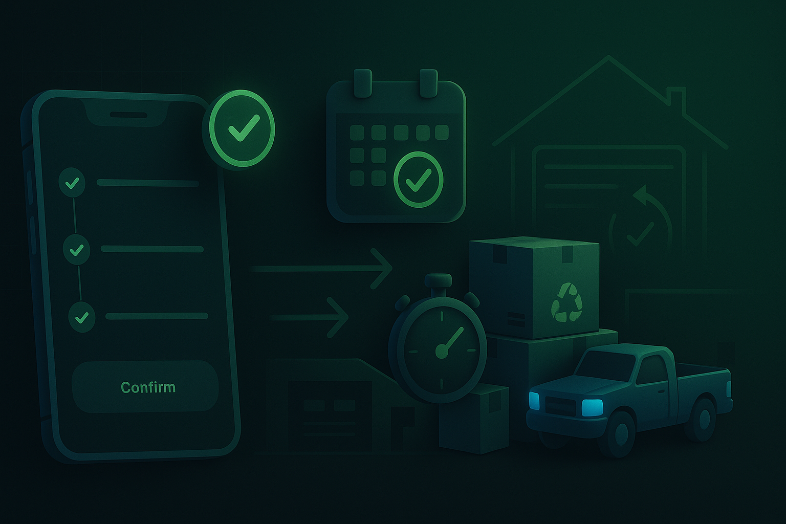 Built for busy movers and homeowners—book in minutes, reclaim space fast.