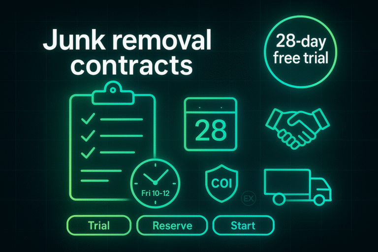 How to get junk removal contracts (and keep them)