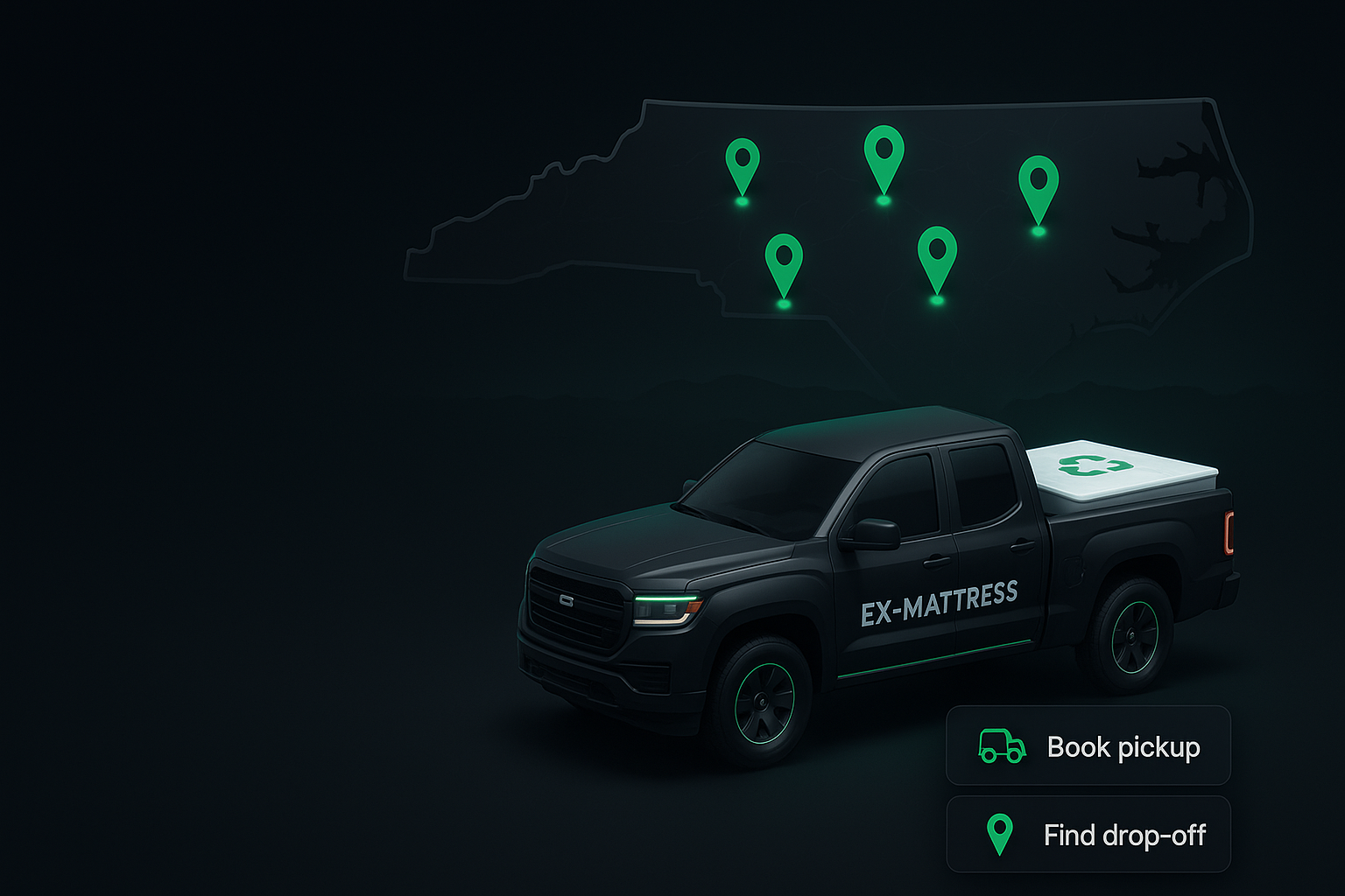 North Carolina mattress disposal — pickup and drop-off options